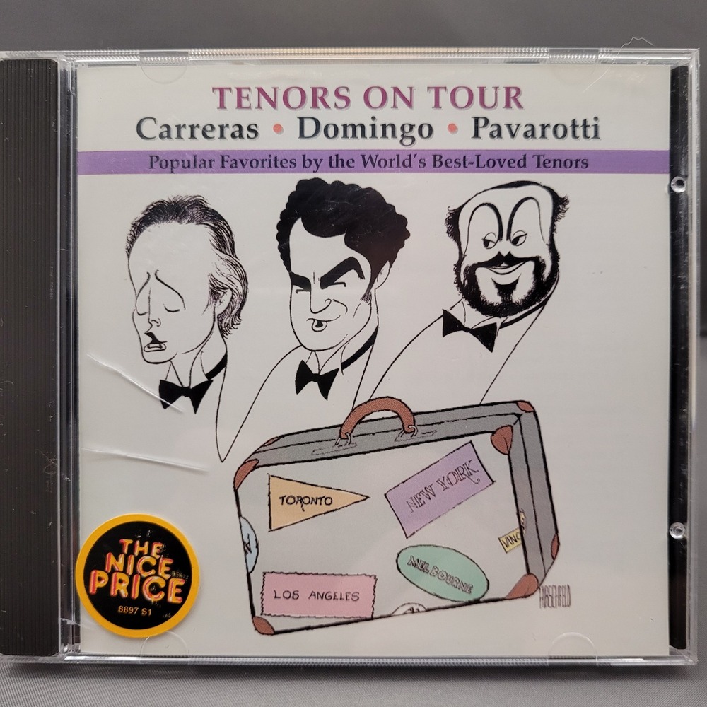 Tenors On Tour by Carreras, Domingo, Pavarotti (CD, 1997)